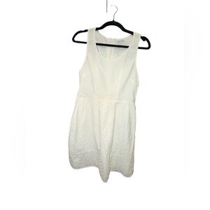American Eagle Outfitters White Eyelet Tank Dress size 6